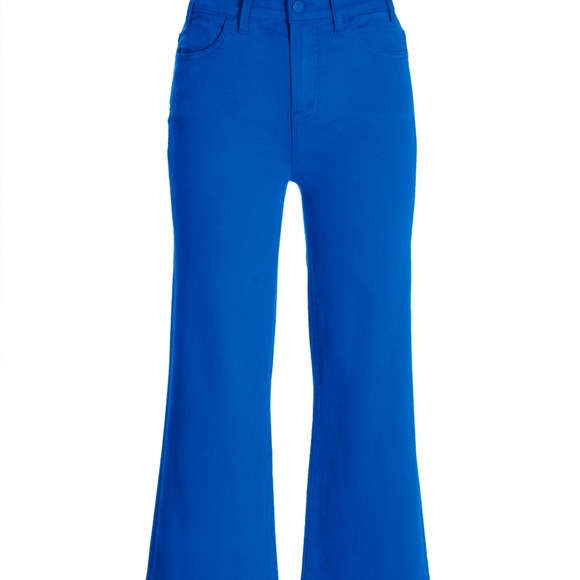 Boston Proper Vibrant Blue Wide Leg Pants - Picture 2 of 4